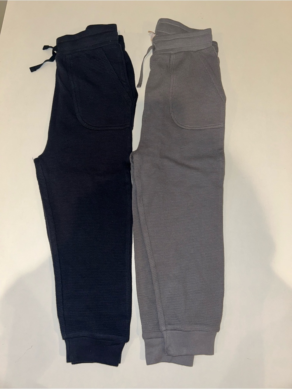 Kids Thermal Jogger Pants - Gray & Black
